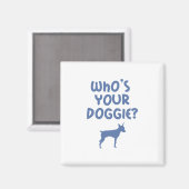 小型ピンシャー マグネット (正面/裏面)