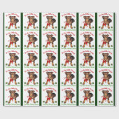 小型ピンシャー ラッピングペーパー (フラット)