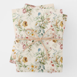 小型プリントオランダStillLifeフローラアート19インチx 29インチ ラッピングペーパーシート