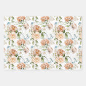 小型プリントオランダStillLifeフローラアート19インチx 29インチ ラッピングペーパーシート (正面2)