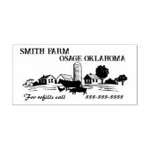 小型ホームステッドファーム卵カートン食品ラベルv2 ラバースタンプ (インプリント)