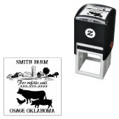 小型ホームステッド農産卵カートン食品ラベル セルフインキングスタンプ (インサイチュ)