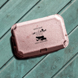 小型ホームステッド農産卵カートン食品ラベル セルフインキングスタンプ