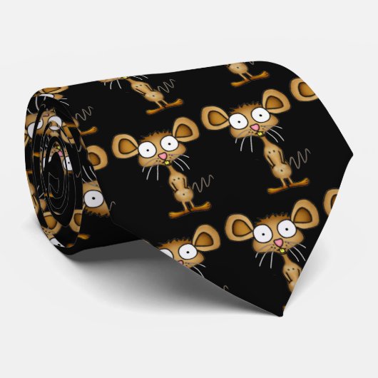 小型マウスのタイ ネクタイ (ロール)