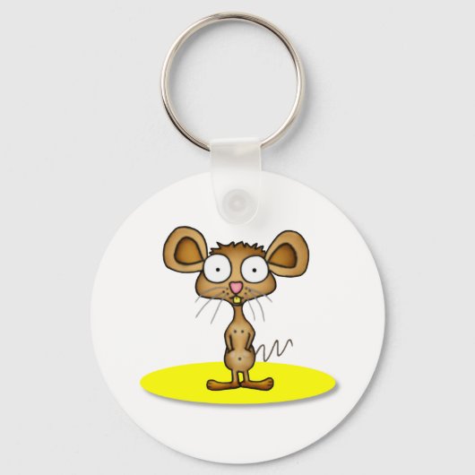 小型マウスKeychain キーホルダー (正面)