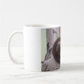 小型マングースのキス コーヒーマグカップ (左)