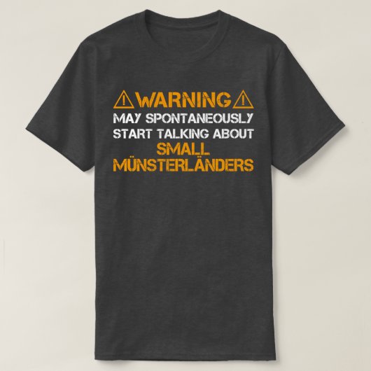 小型マントラ警告ンダー Tシャツ (デザイン正面)
