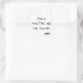 小型モニタはChumps用 スクエアシール (バッグ)