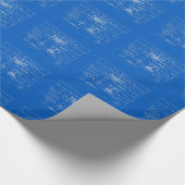 小型ライトBros。 "フライヤ"の青写真パターン1903年 ラッピングペーパー (角)