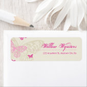 小型ラベルシール：：蝶4 ラベル (インサイチュ)