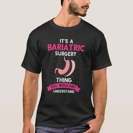小型化の進行胃バイパス手術1 Tシャツ (正面)