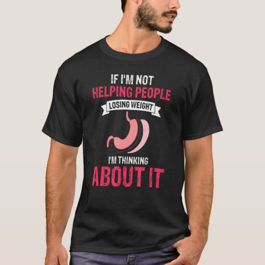 小型化の進行胃バイパス手術 Tシャツ (正面)