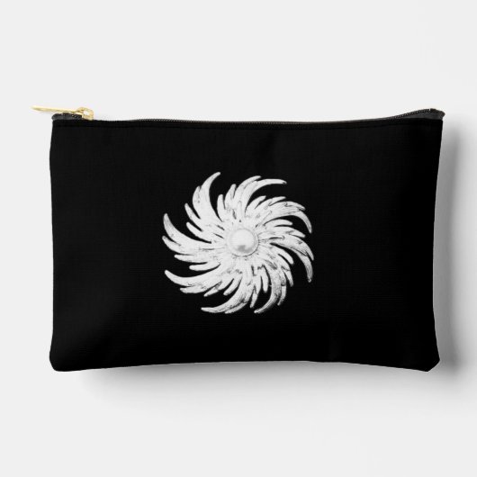 小型化粧用メークアップパウチアートスタイルデザイン アクセサリーポーチ (正面)