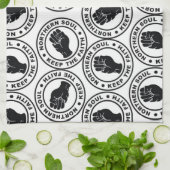 小型北の精神 キッチンタオル (折り畳み)