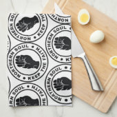 小型北の精神 キッチンタオル (四つ折り)