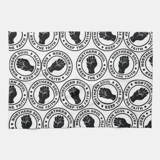 小型北の精神 キッチンタオル (横)