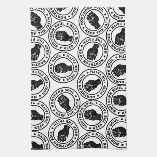 小型北の精神 キッチンタオル (縦)