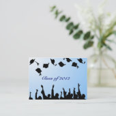 小型卒業の発表 コーリングカード (スタンド正面)