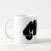 小型単語はです コーヒーマグカップ (左)