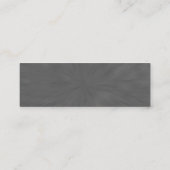 小型名刺のエレガントな銀の抽象芸術の効果 スキニー名刺 (裏面)