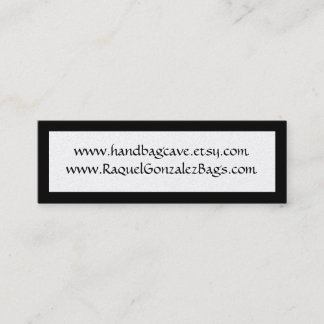 小型名刺のラベル スキニー名刺