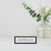 小型名刺のラベル スキニー名刺 (スタンド正面)