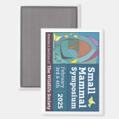 小型哺乳類シンポジウム磁石 マグネット (正面/裏面)