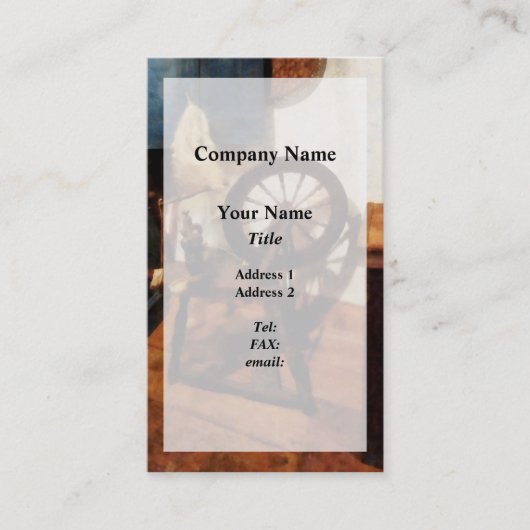 小型回転車輪オーバーレイ 名刺 (正面)