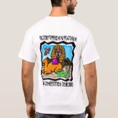 小型地図をつくって下さい Tシャツ (裏面)