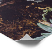 小型多汁性植物の類別 ポスター (角)