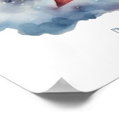 小型宇宙飛行士のロケットをカスタマイズ可能 ポスター (角)