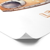 小型宇宙飛行士の車のカスタマイズ可能 ポスター (角)