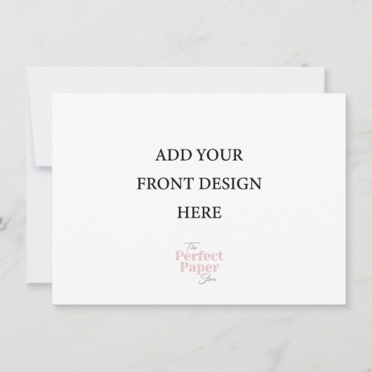 小型招待状テンプレート横(4.5 x 6.25) 招待状 (正面)