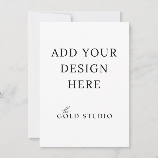 小型招待状空白のテンプレート(4.5 x 6.25) 招待状 (正面)