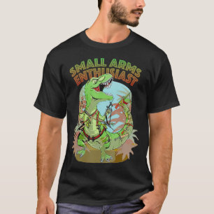 小型武器愛好家おもしろいTレックス恐竜T-S Tシャツ