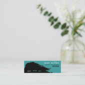 小型流れる毛 スキニー名刺 (スタンド正面)