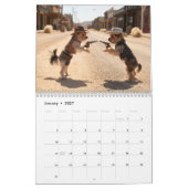 小型犬のカウボーイカレンダー カレンダー (1月 2027)