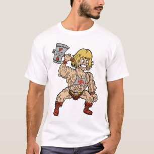 小型男らしい人 Tシャツ