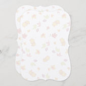 小型秋リーフパターン自然ファンプログラム紙 プログラム (正面/裏面)