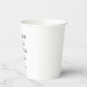 小型紙カップ8oz.(8枚セット) 紙コップ (左)