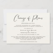 小型結婚計画クリーム 案内状 (正面)