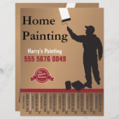 小型絵画ビジネスフライヤー (正面/裏面)