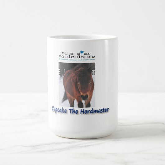 小型荷車を引くなコップ コーヒーマグカップ (中央)