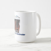 小型荷車を引くなコップ コーヒーマグカップ (正面右)