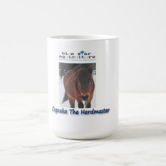 小型荷車を引くなコップ コーヒーマグカップ