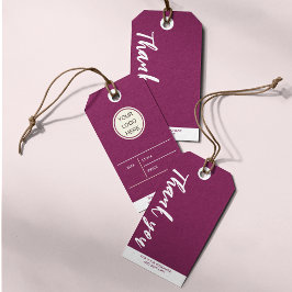 小型衣料品ブルゴーニュ価格ラベル ギフトタグ