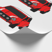 "小型車"のカスタムな包装紙 ラッピングペーパー (角)