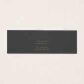 小型金ゴールドジオメトリックイヤリングディスプレイカード (裏面)