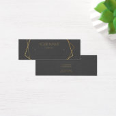 小型金ゴールドジオメトリックイヤリングディスプレイカード (デスク)