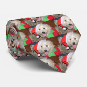 小型金落書きのクリスマスのタイ ネクタイ (ロール)